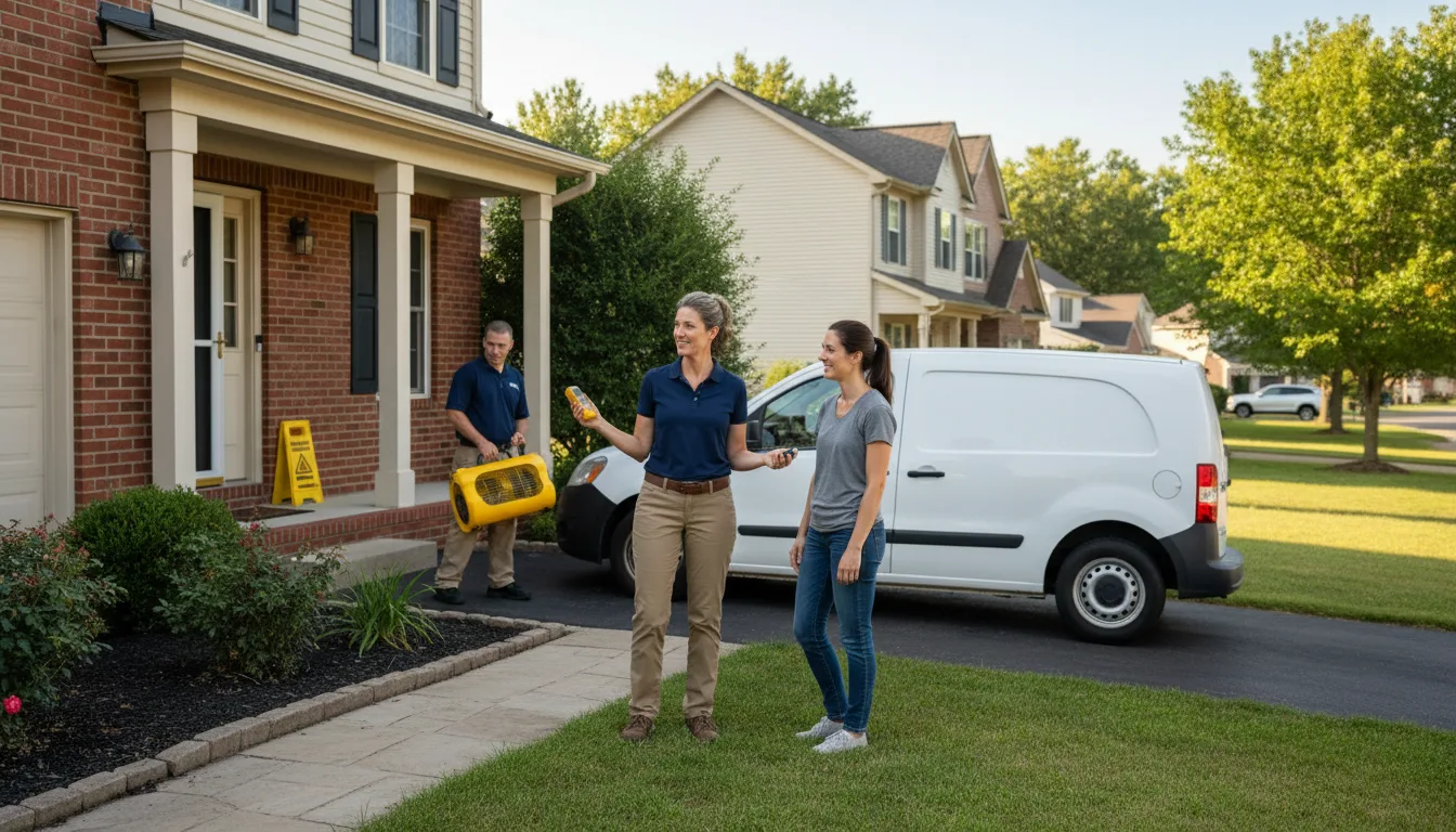 Residential water damage restoration in Lucerne, CO